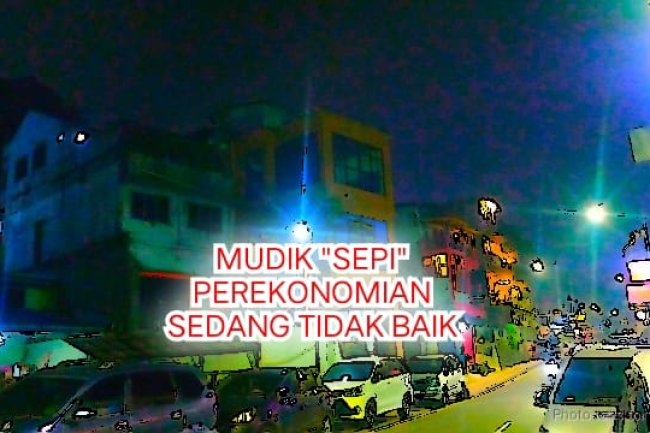 MUDIK "SEPI" PEREKONOMIAN SEDANG TIDAK BAIK